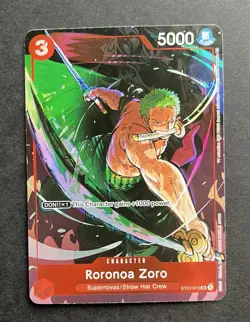 Roronoa Zoro (Gift Collection 2023) ST01-013 One Piece Promotion Cards Foil - Image 1