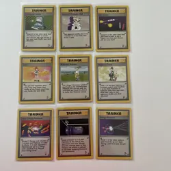 Pokemon TCG Base Set 2 Bundle 29 Trainer Cards + Energy No Dups Vintage WOTC - Image 2