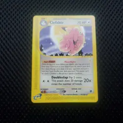 Clefable 41/165 - Non-Holo Rare - Expedition e-reader - WOTC Pokemon Card - NM - Image 1
