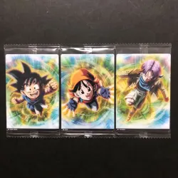 S5483 Son Goku Pan & Trunks Japanese Dragon Ball Itajaga Vol.9 Cards SEALED M4 - Image 1