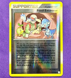 Fossil Excavator 111/123 Reverse Holo Mysterious Treasures Pokemon TCG Card | LP - Image 1