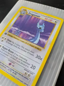 Pokemon Dragonair 1st Edition Shadowless Card 18/102 - Image 2
