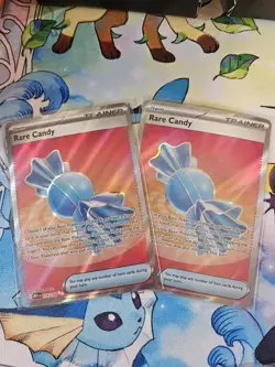 Pokemon Rare Candy Trainer Item Holo SM8 175/132 English Card Lot of 2 - Image 1