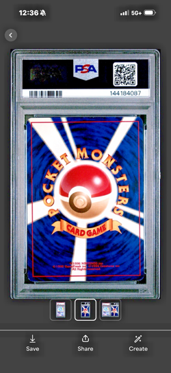 1999 Pokemon Japanese Southern Island Promo MEW R.I. Reverse Holo 151 Card PSA 8 - Image 4
