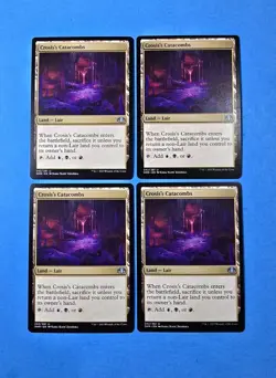 4x Crosis's Catacombs Dominaria Remastered 2023 DMU Mtg Magic Card Land Mana 242 - Image 1