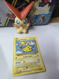 Pokemon TCG Flying Pikachu Evolutions Card 110/108 Secret Rare, LP Condition - Image 3