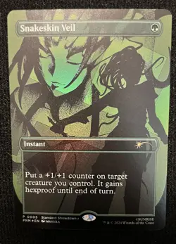 ** Snakeskin Veil FOIL FULL ART - Standard Showdown Promos ** [NM] MTG Magic - Image 1