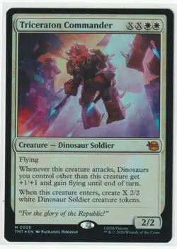 Triceraton Commander 25 TMT Magic: The Gathering M Foil NM - Image 1