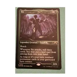 Six Foil Etched Modern Horizons 3 Rare Legendary Creature Green Treefolk 484 NM - Image 1