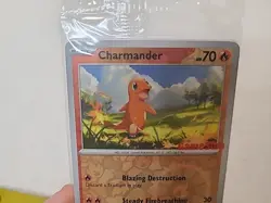 Charmander 004/165 Pokemon GameStop Exclusive Promo Reverse Holo NEW - Image 2