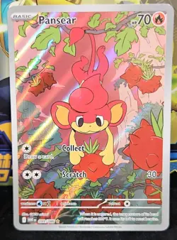 Pokemon TCG Pansear 099/086 WHI Holo Basic 70 HP Fire 2025 - Image 1