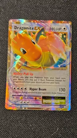 Dragonite EX 72/108 Evolutions Holo Pokemon TCG - Lightly Played - Image 2