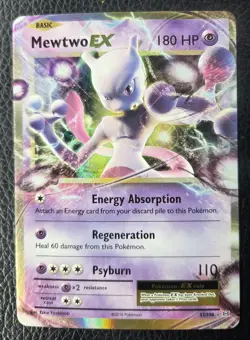 Mewtwo EX 52/108 XY Evolutions Holo Ultra Rare Pokemon Card NM p6 - Image 1