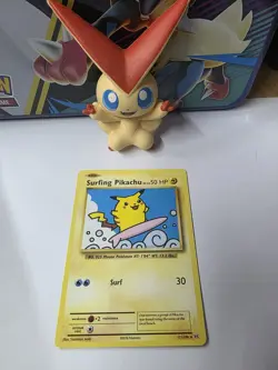 Pokemon TCG Surfing Pikachu Evolutions 111/108 Regular Secret Rare - Image 1