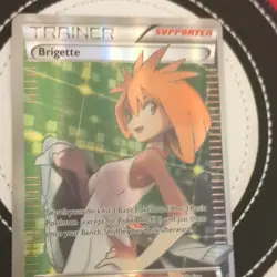 Pokemon TCG Brigette 161/162 BREAKthrough Full Art Ultra Rare Holo - Image 1