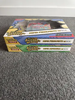 Pokemon Mega Evolution Ascended Heroes Mega Feraligatr & Mega Meganium ex Boxes - Image 4