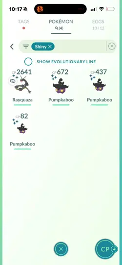 Pokemon Go (Stage 41 ) Shiny Rayquaza ( 4 Shinys) - Image 4