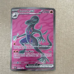 Pokemon Salazzle EX 101/088 Rare Holo 260 HP PERFECT ORDER ILLUSTRATION RARE - Image 1
