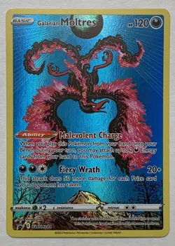 Pokemon TCG Galarian Moltres V SWSH284 Black Star Promo NM - Image 1