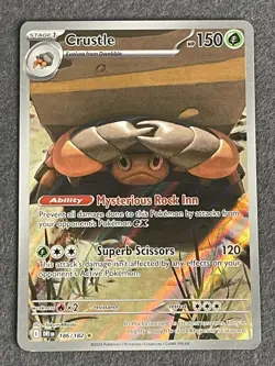 Crustle - 186/182 - Pokemon Destined Rivals Illustration Rare NM - Image 1