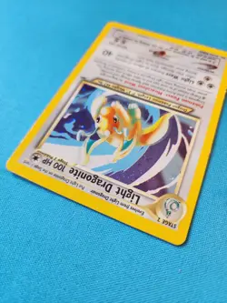 POKEMON LIGHT DRAGONITE 2002 NEO DESTINY UNLIMITED #14 HOLO - Image 3