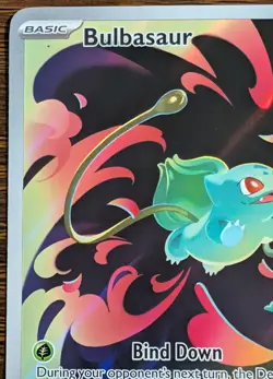 Pokemon STAMPED Bulbasaur 133/132 Me: Mega Evolution Illustration Rare - Image 3
