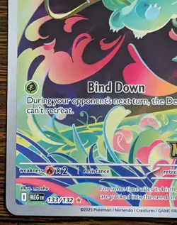 Pokemon STAMPED Bulbasaur 133/132 Me: Mega Evolution Illustration Rare - Image 5