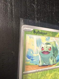 Bulbasaur Pokemon TCG Scarlet & Violet 151 Best Buy Stamped Promo 001/165 - Image 2