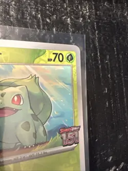Bulbasaur Pokemon TCG Scarlet & Violet 151 Best Buy Stamped Promo 001/165 - Image 3