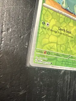 Bulbasaur Pokemon TCG Scarlet & Violet 151 Best Buy Stamped Promo 001/165 - Image 4