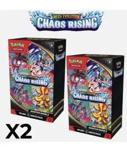 2x 🚨 Pokemon Chaos Rising Booster BundleCONFIRMED✅ Sealed PRESALE MAY 22!! - Image 1