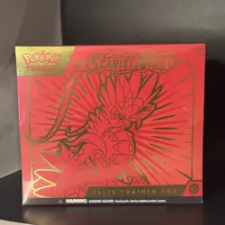 Pokemon TGC Scarlet and Violet Elite Trainer Box ETB Koraidon NEW FACTORY SEALED - Image 1
