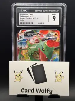 CGC 9 Rayquaza VMAX 101/159 2023 Pokemon Sword & Shield: Crown Zenith - Image 3