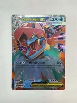 Mega Feraligatr ex 036 Black Star Promo Ascended Heroes Pokemon TCG NM - Image 1