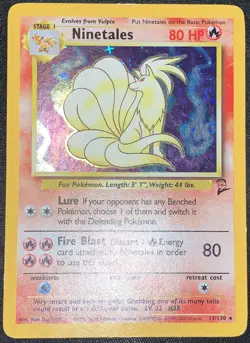 Pokemon Ninetales 13/130 Base Set 2 Holo Near Mint Condition - Image 2