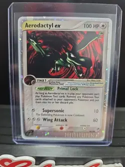 Pokemon TCG Aerodactyl EX Sandstorm Holo Ultra Rare Card 94/100 - Image 1