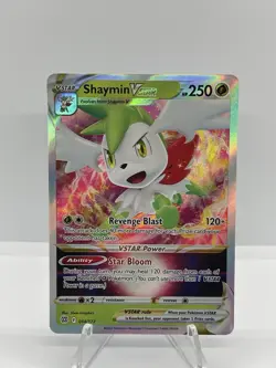 Pokemon Shaymin VSTAR Ultra Rare Holo SWSH09: Brilliant Stars 014/172 NM - Image 1