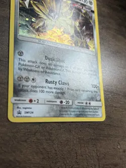 Dusk Mane Necrozma - SM124 Promo Sun & Moon Black Star Promo Pokemon TCG - Image 2