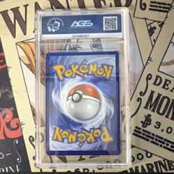 2025 Pokemon Team Rocket's Wobbuffet Promo Holo SV Black Star 203 AGS 9 TCG - Image 2