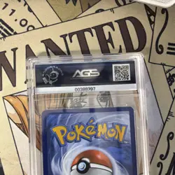 2025 Pokemon Team Rocket's Wobbuffet Promo Holo SV Black Star 203 AGS 9 TCG - Image 3