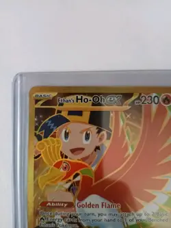 Pokemon TCG Ethan's Ho-Oh ex Hyper Rare Holo Sv10 Destined Rivals 239/182 230 HP - Image 3