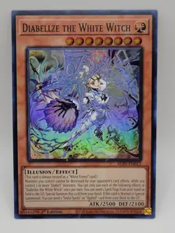 Diabellze the White Witch ALIN-EN012 1st Edition Ultra Rare LP Yu-Gi-Oh - Image 1