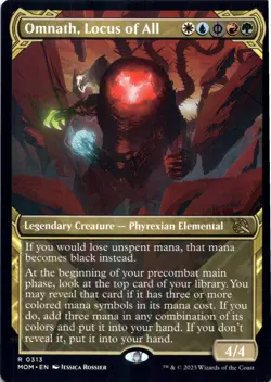 Omnath, Locus of All (Showcase) - March of the Machine - Magic MTG NM - Image 1