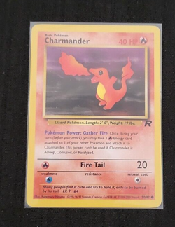 2000 Pokemon Charmander #50/82 Card** - Image 1