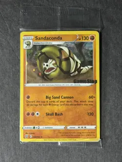 Sandaconda 082/163 Gamestop Exclusive SEALED Promo SWIRL Pokemon Card TCG - Image 1