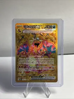 Pokemon TCG Charizard EX 2023 Obsidian Flames Holo Hyper Rare Card 228/197 SV03 - Image 1