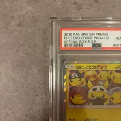 PSA 10 Grunt Pretend Pikachu Promo Holo 014/SM-P Rare 2016 Pokemon Card - Image 3