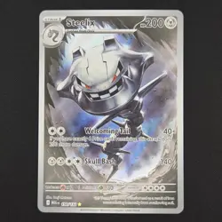 Pokemon TCG Card Steelix 150/132 Mega Evolution Illustration Rare - NM - Image 1