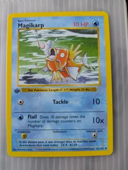 Magicarp 1st Edition Shadowless 35/102 Pokemon Card - Image 1