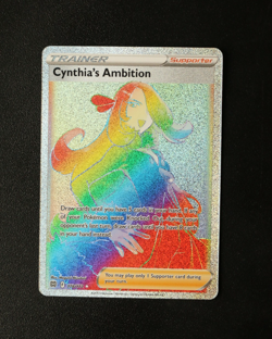 Pokemon Card - Cynthia's Ambition 178/172 - Brilliant Stars - Rainbow Rare - NM⭐ - Image 1